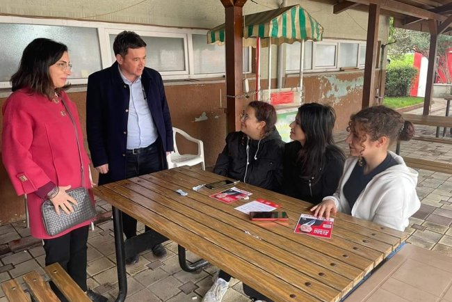 CHP'li Erkan Aydın'ın Ovaakça Ziyareti